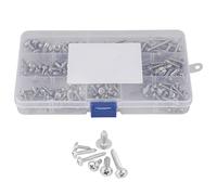 TYTOGE Pan Head Tapper Screws Set, Durable Screws Assortment Kit Stainless Steel Rust Proof for