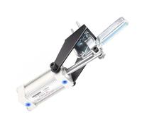 TYTOGE Pneumatic Hold Down Clamp, 227kg Clamping Force | Polished finish, stainless steel adjustment shaft, smooth operation, industrial clamping solutions
