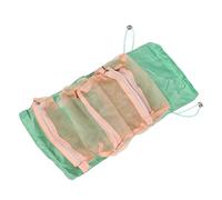 TYTOGE Roll Up Makeup Bag, 4-in-1 Detachable Travel Toiletry Bag, Portable Makeup Makeup Bag for Makeup Brushes and Cosmetic Supplies, Vegetable