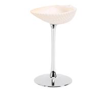 TYTOGE Shell Wine Cup, Elegant Seashell Goblet for Cold Drinks with Unique Natural Undyed Shell Design, Perfect for Beach Weddings and Party Decor (White)