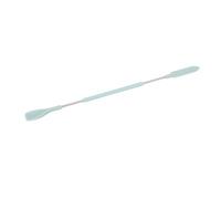 TYTOGE Small Makeup Spatulas, Telescopic Silicone Spatula Spoon Head Long Handle Seamless Food Grade Silicone Multifunctional Double Sided Curved for Cosmetics