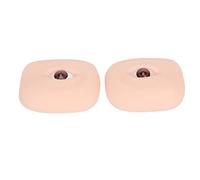 TYTOGE Soft Silicone Eye Model, with Solid Silicone Eyeball Design & Flexible Texture for Makeup Practice Suture Piercing Acupuncture (Brown Eyeball)