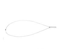 TYTOGE Stainless Steel Mindful Breathing Necklace, Reduces Stress Anxiety Relief Portable Breathwork Tool with 5-10-10 Breathing Guide for Women Men (Silver)