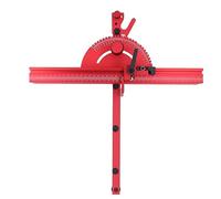 TYTOGE Table Saw Miter Gauge System, Aluminum Alloy Miter Gauge Fence with Accurate Engraving, Angle Lock, Limit Stop and Push Handle, for 30mm or 45mm T Track Table Saw Accessori