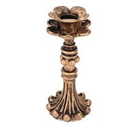 TYTOGE Vintage Carved Candle Holder, French Style Resin Candle Stand for Wedding Birthday Thanksgiving Home Decoration