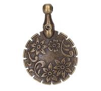 TYTOGE Yarn Cutter Pendant, 2 Pieces Metal Vintage Style Round Thread Cutter with Jagged Edge, for Sewing