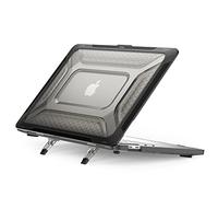 TYTX Compatible with MacBook Air 13.6 inch Case M4 M3 M2 2025 2024 2022A3240 A3113 A2681 Mac Book Air 13.6 inch, Hard Shell Case for MacBook Air 13.6 Shockproof Cover Fold Kickstand, Black