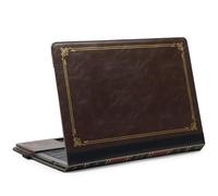 TYTX Compatible with MacBook Air 13 inch Leather Case 2021 2020 2019 2018 Release M1 A2337 A2179 A1932 Retina Display Touch ID,Protective Leather Case Cover for Laptop, Brown