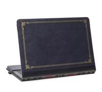 TYTX Leather Case Compatible with NEW MacBook Pro 13 inch 2022-2016 Release M2 M1A2338 A2289 A2251 A2159 A1989 A1706 A1708 with/without Touch Bar Laptop Case Protective Folio Book Cover, Blue