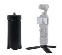 TYUANDOUER Pocket 3 Mini Tripod for DJI Osmo Pocket 3 2 1, Compact Foldable Tripod for DJI OM 4/Action 3 4/GoPro Hero 12 11/for Insta360 X4/for Instax Mini PAL with 1/4 Inch Screw Vlog Tripod - Black
