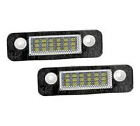 Tyuhren For Fiesta MK5 Fusion For Mondeo MK2 1996-2000 2pieces Canbus LED Logo Number License Plate Light White Auto Lamp