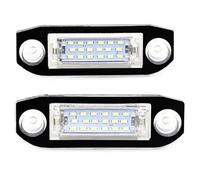 Tyuhren For Volvo S80 For XC90 For S60 C70 V50 XC70 V70 For V60 For XC60 3W White 18 LED Light Error Free Number License Plate Lights Lamps