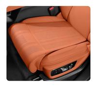 TYUIGHF Car Seat Cover for VW Amarok Atlas Atlas Tanoak Beetle Bora Caddy Eos Fox Golf, Leather Front Seat Cushion Protector, Breathable Perforated Vehicle Pad, Wear-Resistant Seat Mat,D/Orange