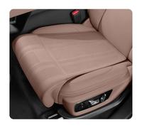 TYUIGHF Car Seat Cover for VW Amarok Atlas Atlas Tanoak Beetle Bora Caddy Eos Fox Golf, Leather Front Seat Cushion Protector, Breathable Perforated Vehicle Pad, Wear-Resistant Seat Mat,B/Brown