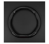 TYUIGHF Car Steering Wheel Cover for Vauxhall Combo Van 2019-2025 Microfiber Leather Car Steering Wheel Cover, Breathable Anti-slip,Auto Accessory Decoration,D-Black