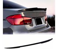 TYUIGHF Rear Trunk Spoiler, For Peugeot 508 2019 2020 Car Rear Tailgate Boot Roof Spoiler Lip Wing Fit, Rear Roof Spoiler,Rear Trunk Lip Tail Lid Accessories,A/Glossy Black