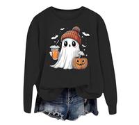 TYUIOP Christmas Jumpers Dress for Women Ladies Hoodies Size 12 Hoodie Fleece Womens Jumpers Women UK Ladies' Christmas Sweater Drop Shoulder Sweater Family Jumper Black