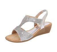 TYUIOP Footbed Sandals Women Womens Sandals Size 5 Wide Fit Platform Slippers Flip Flops Womens Size 5 White Wedges Wedge Flip Flops For Women Red Heels Size 5 Silver Wedges