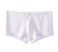 TYUIOP Lingerie for Men Mens Sissy Lingerie Underwear Sexy Naughty Sexy Mens Underwear Cotton Funny Costume Mankini for Men Boxer Shorts Low Rise Stretch Briefs C-White