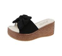 TYUIOP Open Toe Sandals For Women Girls' Sandals Arch Support Slippers Women Slippers Women Size 43 Beige Wedges Wide Fit Wedge Sandals For Women White High Heels Ladies Sliders Size 6