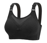 TYUIOP Strapless Bras for Large Breasts Women's Sports Bras Running Strapless Minimiser Bra for Women UK Size 28 Clothes Women Punk Gothic Alluring Adjustable Belt Crop Top Bralet D-Black