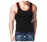 TYUIOP Vest Tops Slimming Body Shaper Tight Shapewear Waist Black Vests Men Muscle Fit Lightweight Zip Cropped Puffer Gilets Mens Vest Tops Cotton Body Shaper Undershirts Mesh Tank