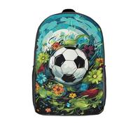 TYUIOPASDFG FIFA World Cup 17inch Large Capacity Secondary School Backpack, Unisex Multi-Pocket Bag for Teen Boys And Girls, for School & Daily Use
