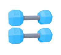 TYUKXJH 2 Pieces Training Toys for Children Rattle with Dumbbells Light and Attractive, 12 cm Dumbbell with Rattle for Baby, Exercises That Attract Weight Fun Gift, Sensory Toy