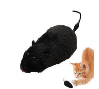 TYUKXJH 5 Pieces Wind Up Mouse Cat Toy, 16x6.5x5.8cm, Funny Plush Mouse Prank Props, Interactive Pet Cat Mice Clockwork Toys, For Cats Entertainment (Random Color)