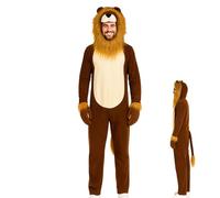 TYUKXJH Adult Lion Costume,Lion Role Play Costume - Realistic Animal Onesie For Theater Party Theatrical Performance Convention Comic Events