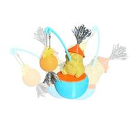 TYUKXJH Cat Toy with Ball, Interactive Ball with 360 Degree Rotation for Cat Play - Accessory for Exercise, Training, Game, Scraper, Living Room, Outdoor, Travel