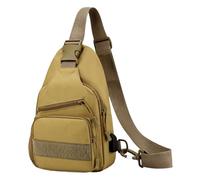 TYUKXJH Outdoor Waterproof Shoulder Bag 17x29cm with Built-in Battery, Waterproof Waist Pack for Outdoor Sports, Perfect for Hiking, CityTrip and Outdoor Activities, Compact Design, Khaki, Se référer