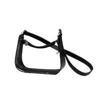 TYUKXJH Transparent bag, transparent handbag for women - trendy style with adjustable strap for work, events, lunch, festivals, school, concert, beach, travel, party, Black, Se référer à la