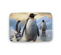 TYULN 19.7"x31.5" Bathroom Rugs Penguin Bath Mat for Bathroom Absorbent Shower Mats Non-slip Floor Mat Quick Drying Bath Rug for Bedroom Kitchen Sink Bathtub Edge