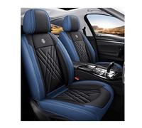 TYUMGXIAO 5Seats Car Seat Cover Sets for Mini Countryman Cooper SE 2017-2020, Leather All inclusive Automotive Seat Protectors Breathable Wear resistant,A/Black-Blue-A/Normal
