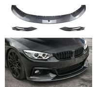 TYUMGXIAO Car Front Spoilers for BMW 4 Series F32 F33 M-Tech 2014-2020, Auto Sport Lip Diffuser Splitter Protector Modification Body Kit Spoiler Protector Decorative,A/A-carbon fibre