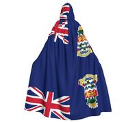 TYUMH Flag of the Cayman Islands Halloween Adult Hooded Cloak For Easter Role Play Easter