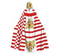 TYUMH Flag of the Senate of Bremen Halloween Adult Hooded Cloak For Easter Role Play Easter