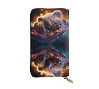 TYUMH The Koala Family Prints Leather long clutch wallet lightweight and waterproof stylish design suitable for gift giving and daily use
