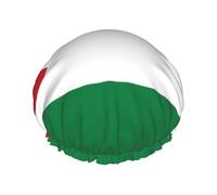 TYUMHFlag of the State of Palestine Printed shower cap, lightweight, elastic, portable, suitable for bathing and hair care