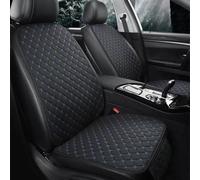 TYUNMYN Car Seat Cushion Full Set,for Renault Austral E-Tech Hybrid 2018-2024 Protection Front and Back Seats, Non-slip Seat Cover, Breathable Linen,C/Black Blue
