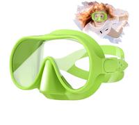 Tyuodna Snorkel Mask,Frameless Snorkeling Mask Adult & Junior,Diving Mask in Macaron Colors,180° Wide View,Nano Anti-Fog & Anti-UV Scuba Mask for Diving, Snorkelling and Swimmin (Light Green)