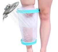 Tyuodna Waterproof Leg Cover for Shower,Cast Cover for Shower Arm,Waterproof Knee Cover for Shower,Reusable Waterproof Protectors for Adults Hand,Straight Arm,Ankle,Thigh,Knee. (Knees)