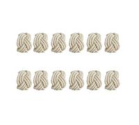 Tyuooker Napkin Napkin Ring 12 Piece Set Cotton Rope Napkin Ring-Burlap Napkin Ring Set
