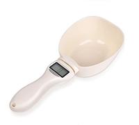 Tyuooker Pet Food Scale Electronic Measuring Tool Dog Feeding Bowl Measuring Spoon Kitchen Scale Digital Display Weighing Spoon