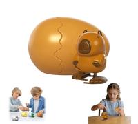 TYURJYR Boom Eggs, 2026 Wind-Up Surprise Egg, Hatching Dinosaur Egg Toy, Rotate to Hatch Walking Animal Toy, Reusable Clockwork Dino Fun Dinosaurs Toys for Boys Girls Birthday Easter (Capybara)
