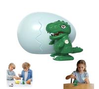 TYURJYR Boom Eggs, 2026 Wind-Up Surprise Egg, Hatching Dinosaur Egg Toy, Rotate to Hatch Walking Animal Toy, Reusable Clockwork Dino Fun Dinosaurs Toys for Boys Girls Birthday Easter (Dinosaurs)