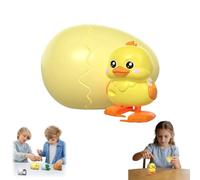TYURJYR Boom Eggs, 2026 Wind-Up Surprise Egg, Hatching Dinosaur Egg Toy, Rotate to Hatch Walking Animal Toy, Reusable Clockwork Dino Fun Dinosaurs Toys for Boys Girls Birthday Easter (Duck)