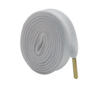 TYUrmiui Shoe Laces, Fat Laces With Golden Metal Tips Shoelaces Premium Polyester Shoe Laces Shoelace(White,140cm)