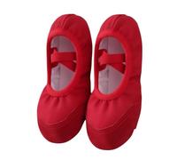 TYUSGH Girls Ballet Shoes Split Sole Dance Flats, B, 13